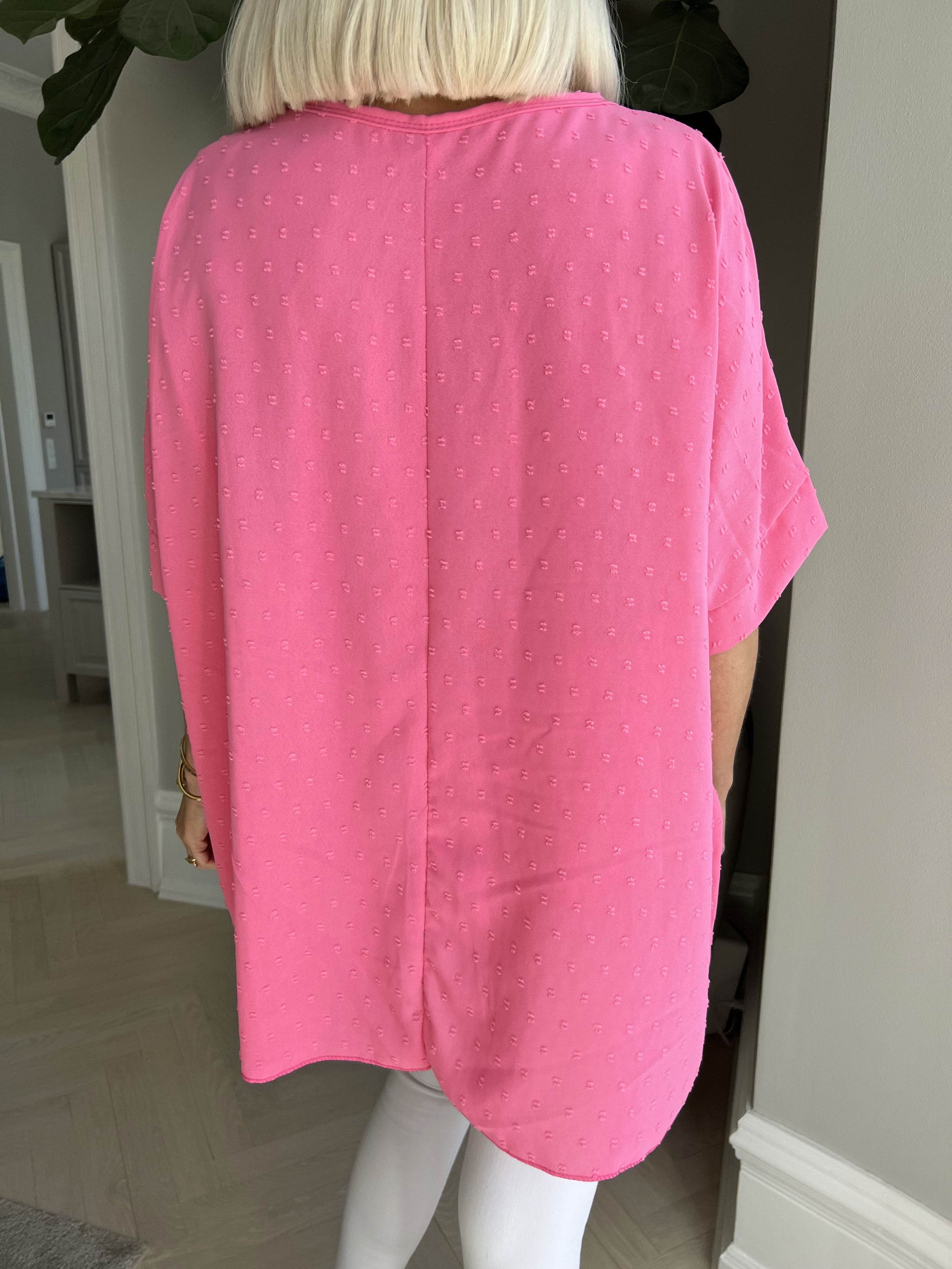 Mileah - Sød bluse med prikket detaljer